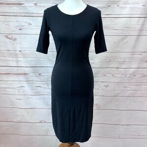 Diane Von Furstenburg DVF Casual Cotton 3/4 Sleeve Sheath Dress